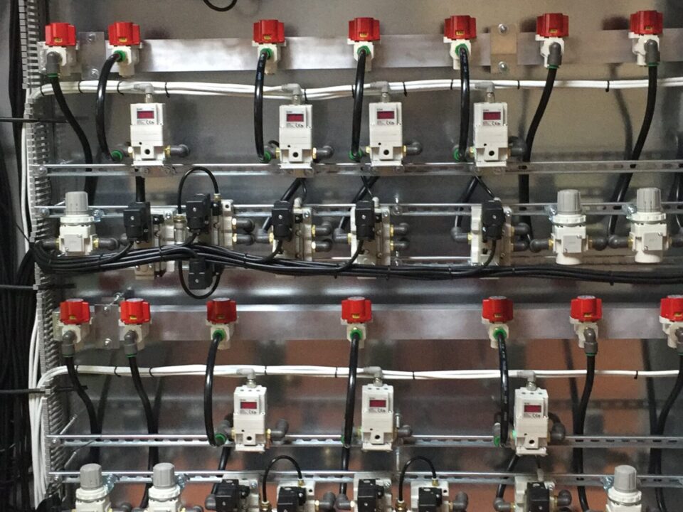 ARMARIO CONTROL ELECTROVÁLVULAS MÁQUINA DE PAPEL 4 GRUPO LECTA (ZARAGOZA)